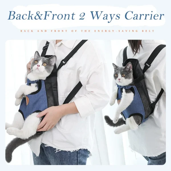 Pet Cat Carrier Bags Breathable Outdoor Pet Carriers Small Dog Cat Backpack Fashion Travel Pet Bag Transport Puppy Carrier